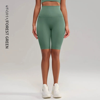 High Waist 5 Point Yoga Shorts