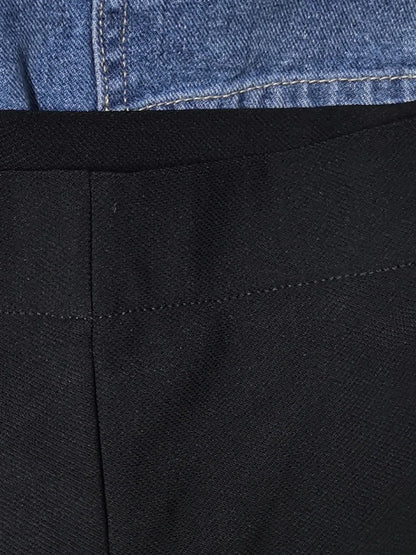 Trendy High Waist Patchwork Pants