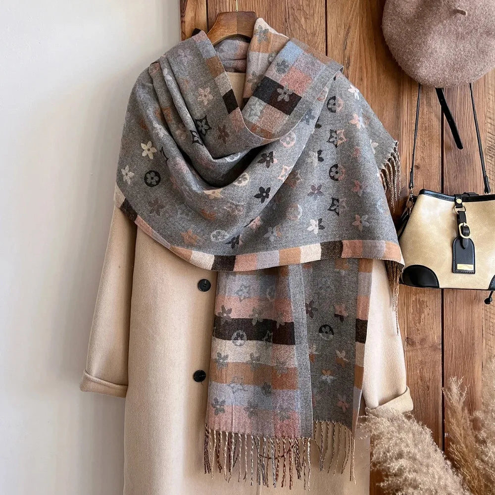 Cashmere Scarf Shawls Warm Blanket Wraps