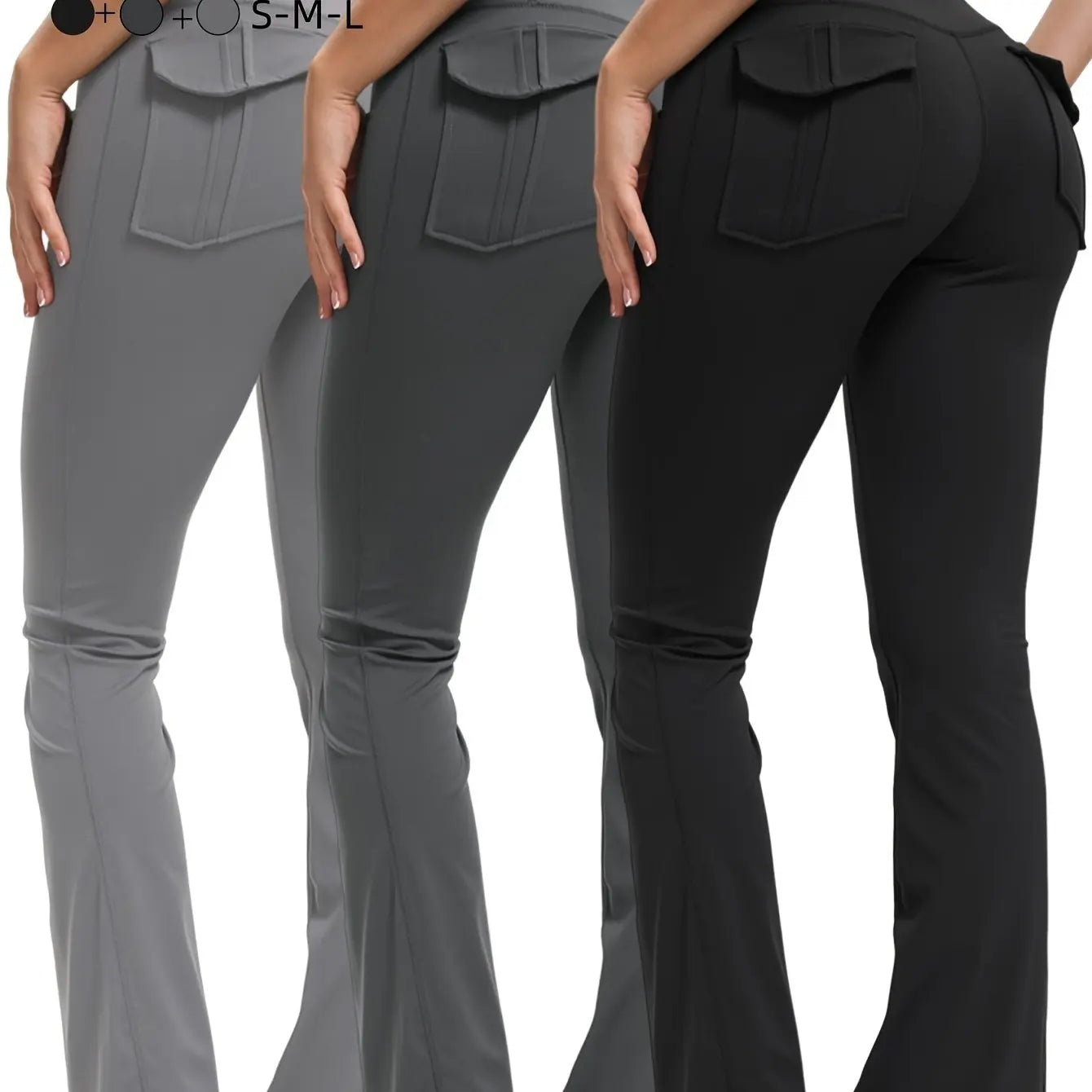 3 Pack Bootcut Yoga Pants