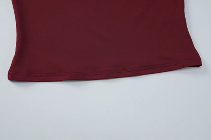 Elegant Long Sleeve Sexy Crop T-Shirt