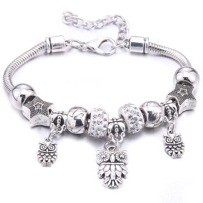 White Butterfly Charm Bracelet & Bangles