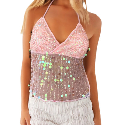 Women s V-Neck Sleeveless Blouse