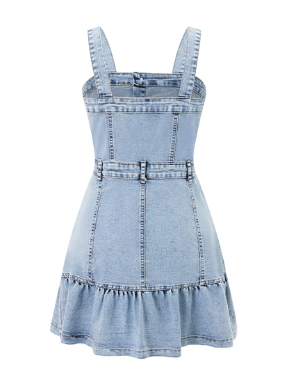 Women s Sleeveless Denim Jumpsuit