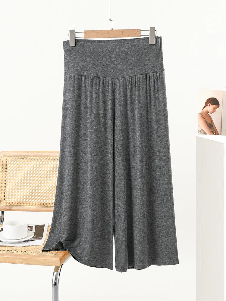 High-Waist Loose Wide-Leg Pants