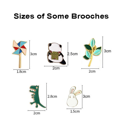 10/30pcs Cute Random Badges Fashion Pins Jewelry