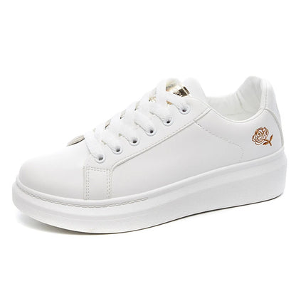 New Women's Shoes Leather Ventilated Sports