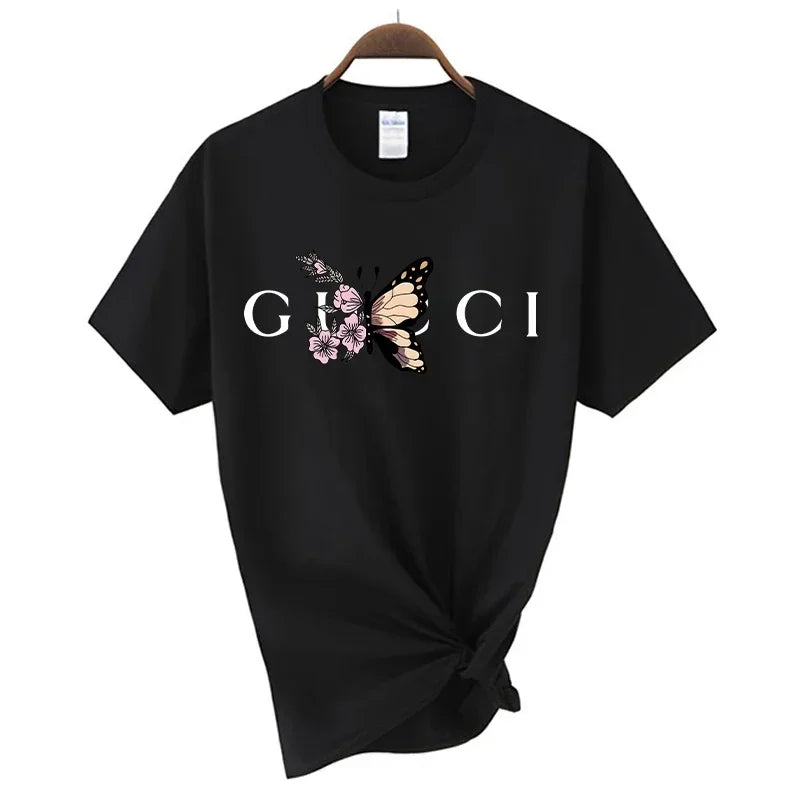 High Quality Women's T Shirt Letter Printed