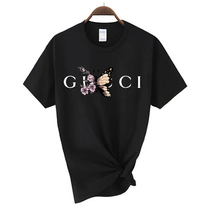 High Quality Women's T Shirt Letter Printed
