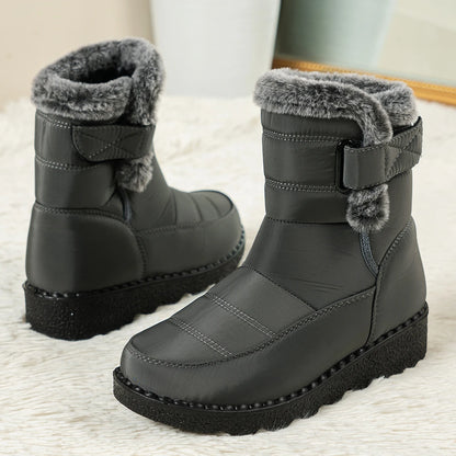 New Faux Fur Long Plush Snow Boots