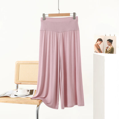 High-Waist Loose Wide-Leg Pants