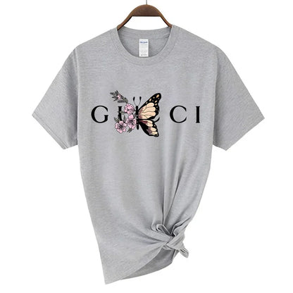 High Quality Women's T Shirt Letter Printed