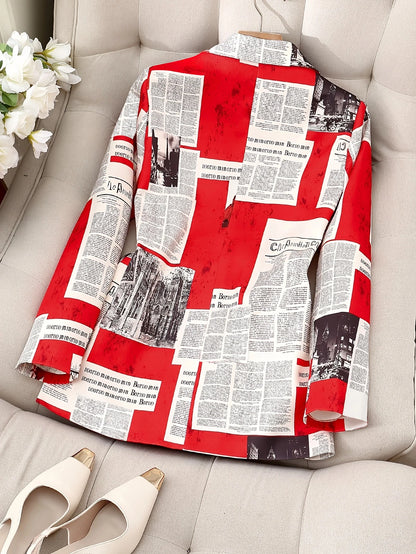 Fashionable and elegant retro suit jacket
