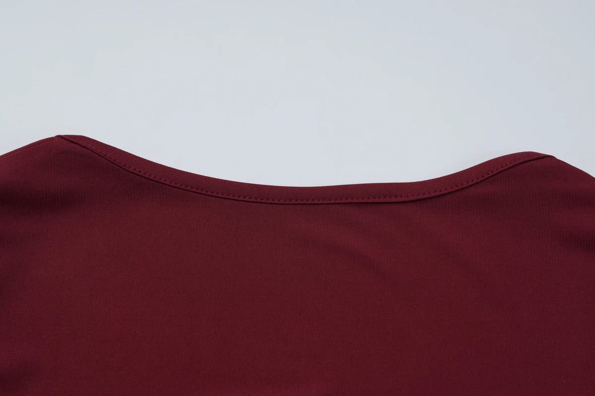 Elegant Long Sleeve Sexy Crop T-Shirt