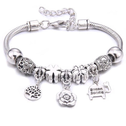 White Butterfly Charm Bracelet & Bangles
