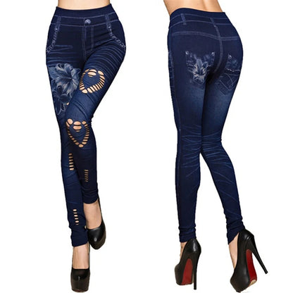 Sexy Casual Hollow Out Leggings Pants