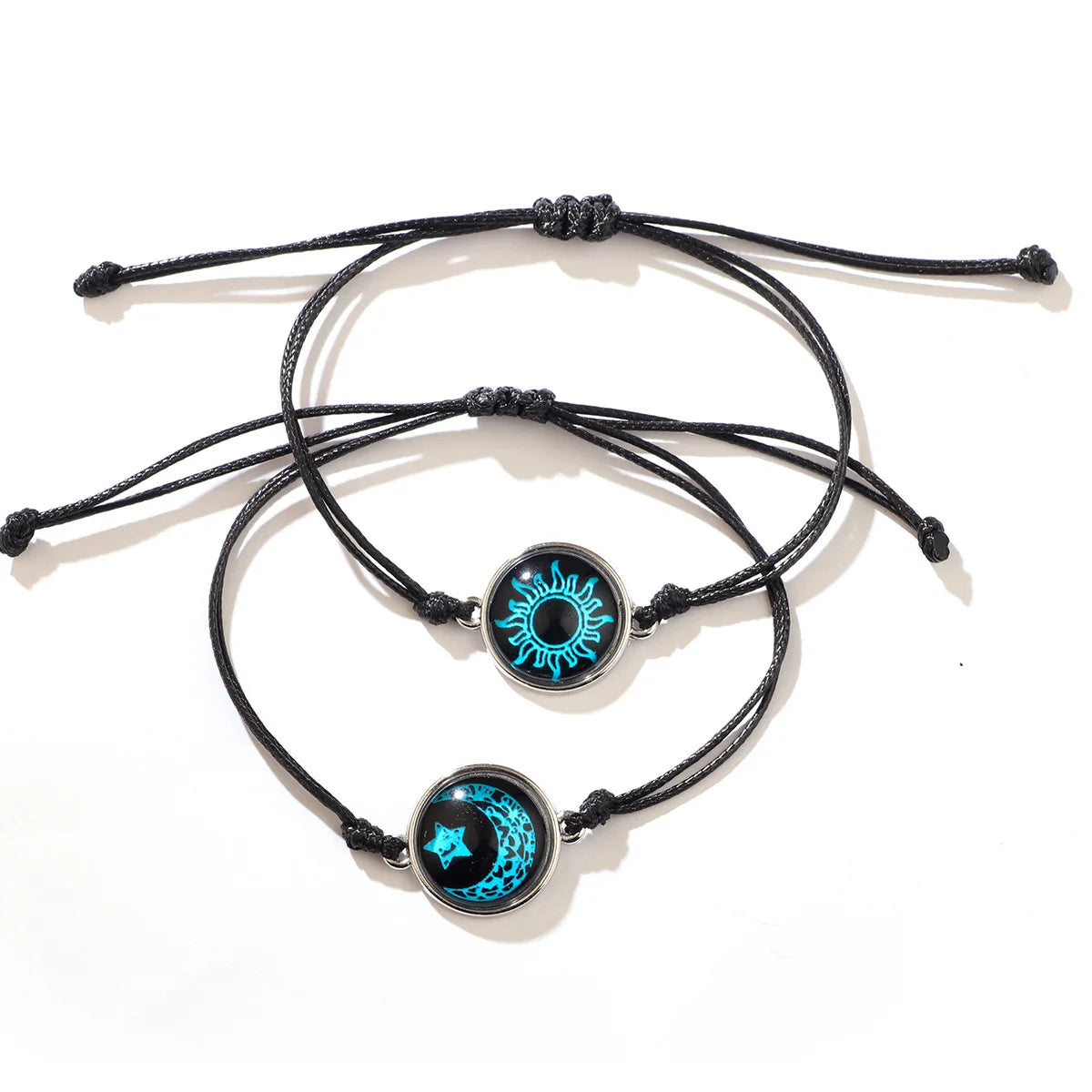 New Moon and Sun Love Time Gem Bracelet -