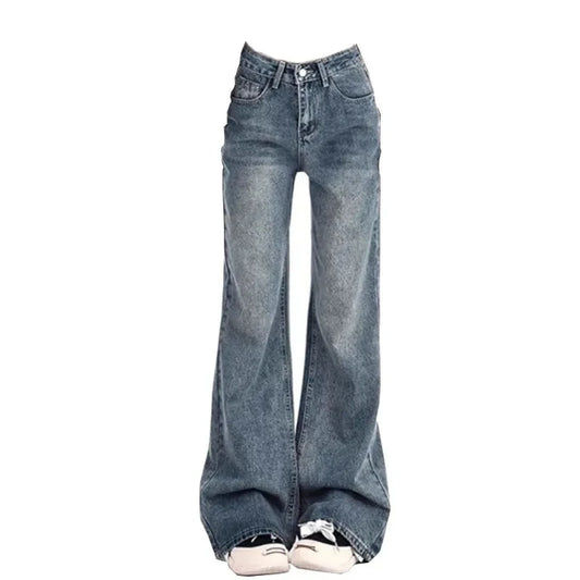 Jeans Flare Trousers Slimming Vintage Inspired