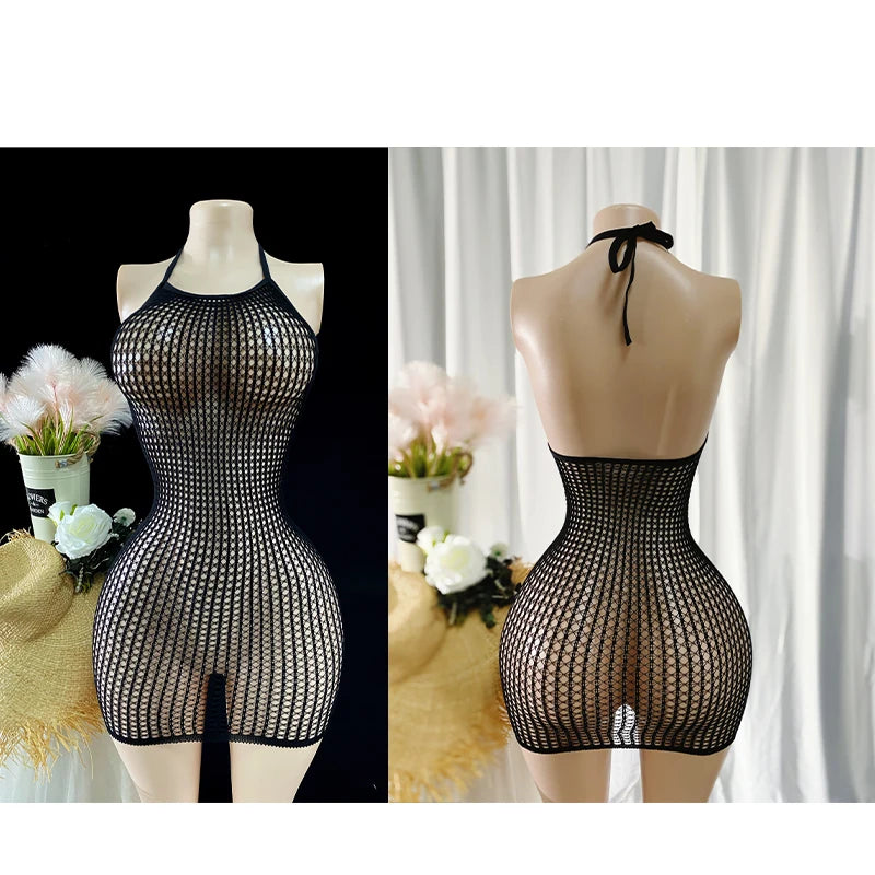 1PC Sexy Women Fishnet Cover Up Without Bikini