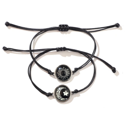 New Moon and Sun Love Time Gem Bracelet -