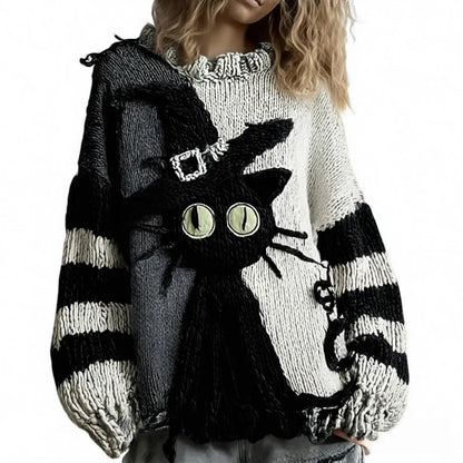 Loose Long Sleeve Sweater O-neck Pullover