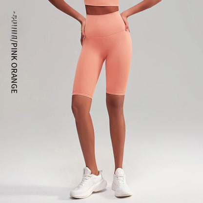 High Waist 5 Point Yoga Shorts