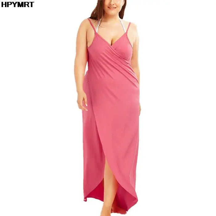 Ladies Halter Dress Solid Color Cross Sleeveless