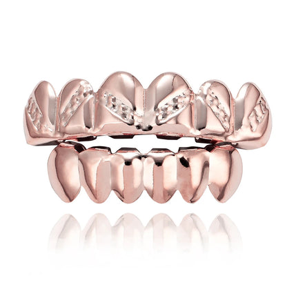 Hip Hop Rock Braces Gold Plated
