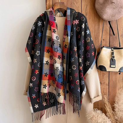 Cashmere Scarf Shawls Warm Blanket Wraps