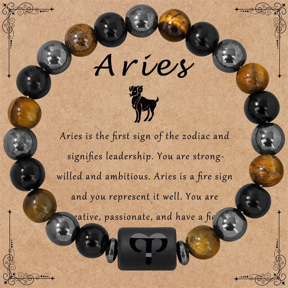 12 Zodiac Constellation Sign Bracelet