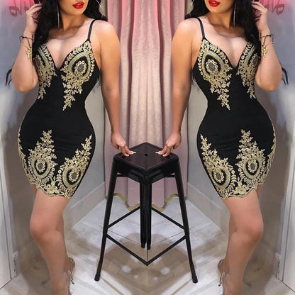 Sexy Party halter dress Sleeveless