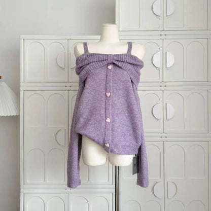 Preppy Style Sweet Knitted Sweater