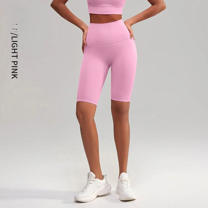 High Waist 5 Point Yoga Shorts