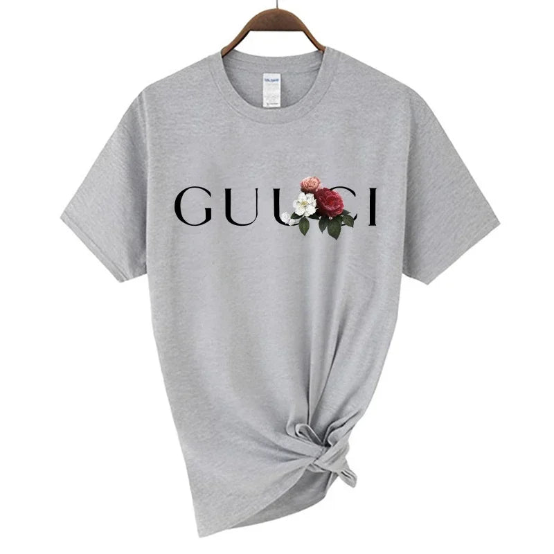 High Quality Women's T Shirt Letter Printed