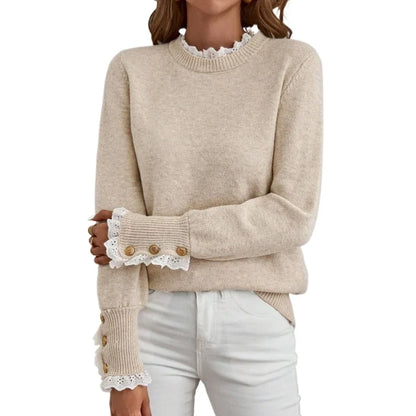 Sweater Half High Neck Loose