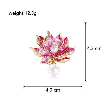 Lotus Flower Brooch (One Piece)