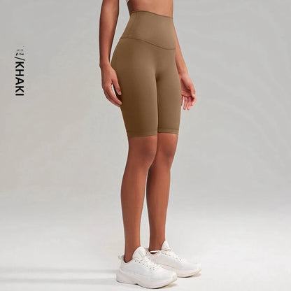 High Waist 5 Point Yoga Shorts