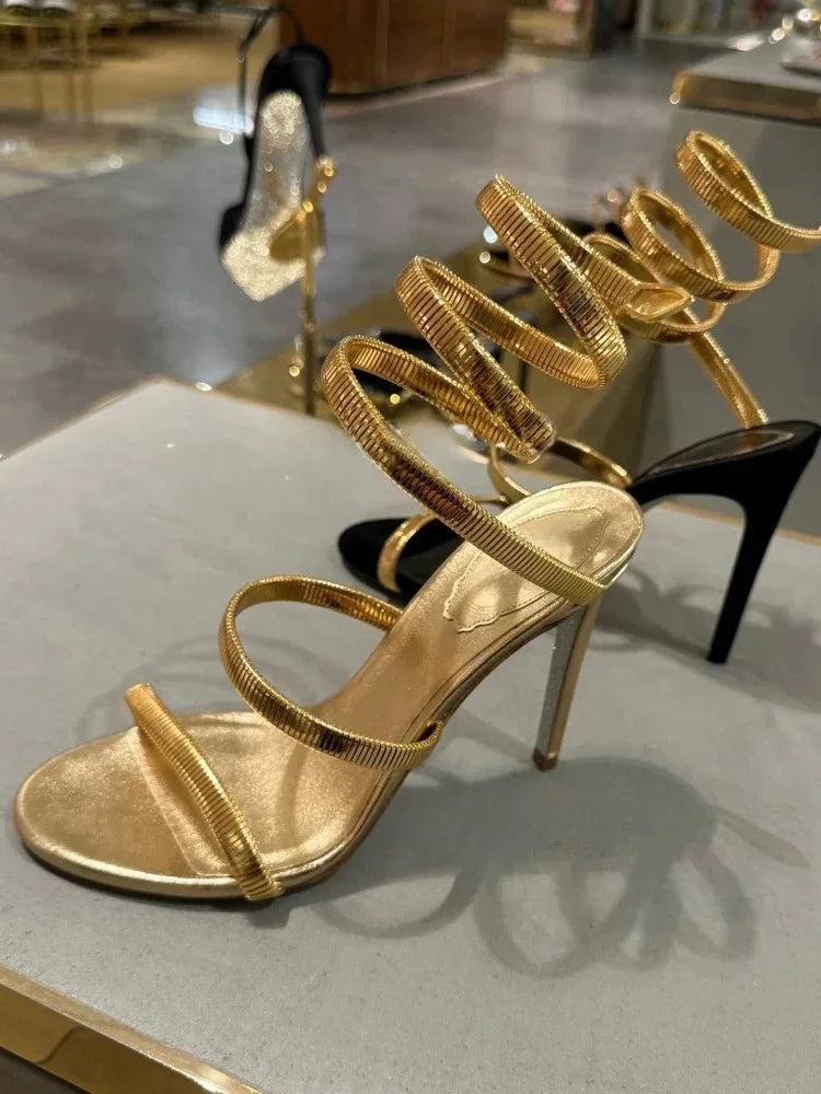 Street Style Ankle Strap Open Toe Sandals
