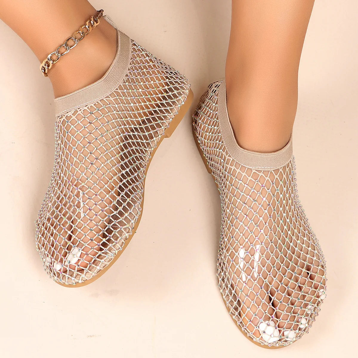 Women's New Round Toe Flat Bottom Sandals