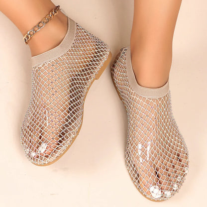 Women's New Round Toe Flat Bottom Sandals