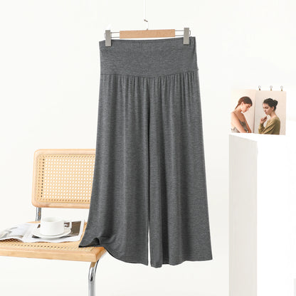 High-Waist Loose Wide-Leg Pants