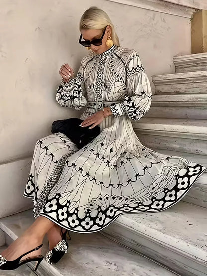 autumn/winter fashionable and elegant dress