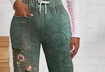 Plus Size  Women's Pull-Out Pants