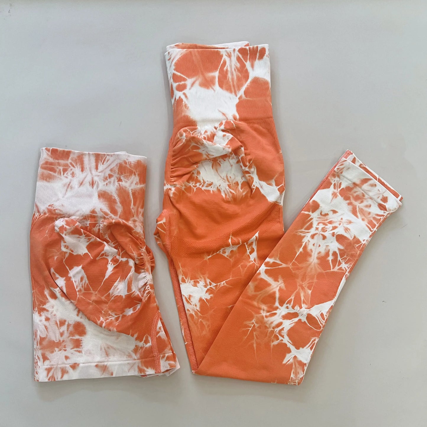 Tie Dye Leggings Shorts Gym Workout Yoga Pants