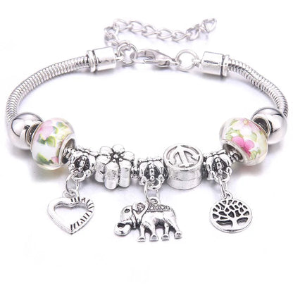 White Butterfly Charm Bracelet & Bangles