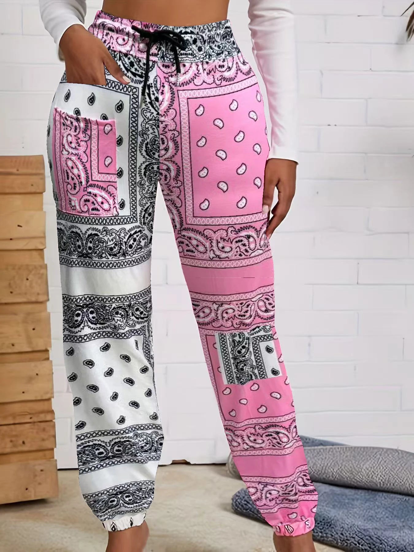 Plus Size  Women's Pull-Out Pants