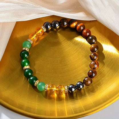 Trendy   Multi Color Beaded Bracelet -