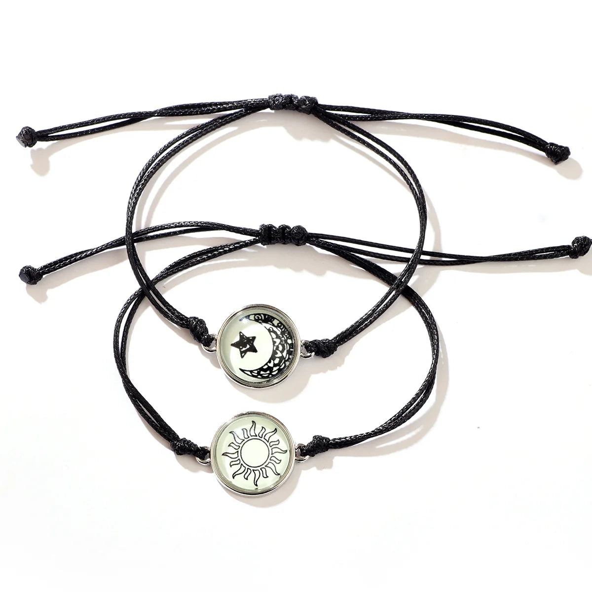 New Moon and Sun Love Time Gem Bracelet -