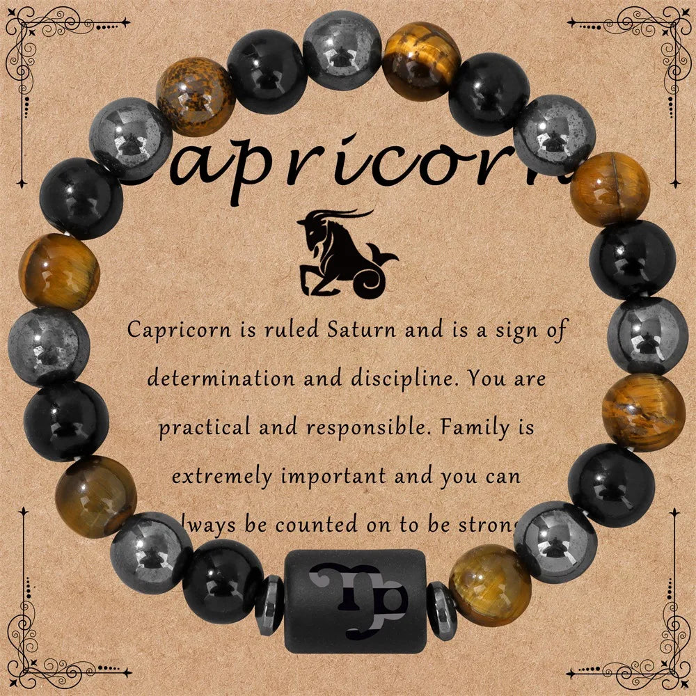12 Zodiac Constellation Sign Bracelet