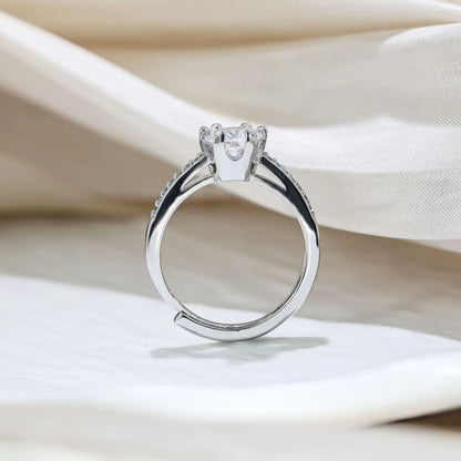 Sparkling Cubic Zirconia Engagement Ring